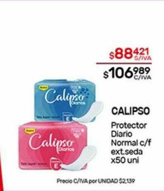 Nini Mayorista Calipso Protector Diario Normal C F Ext. Seda oferta
