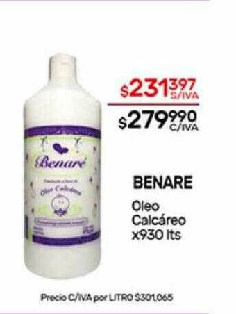Nini Mayorista Benare Oleo Calcáreo oferta