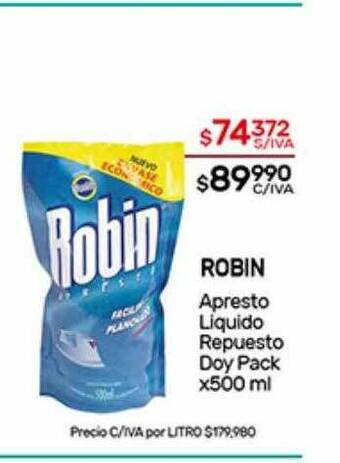 Nini Mayorista Robin Apresto Liquido Repuesto Doy Pack oferta