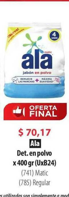 Parodi Ala Det. En Polvo oferta