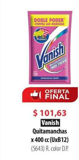 Parodi Vanish Quitamanchas oferta