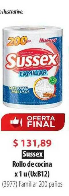Sussex Rollo De Cocina
