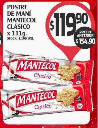 Supermercados Malambo Postre De Maní Mantecol Clásico oferta