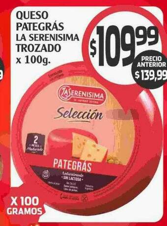 Supermercados Malambo Queso Pategrás La Serenisima Trozado oferta