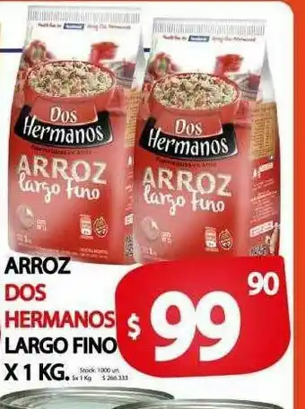 Supermercados Mariano Max Arroz Do Hermanos Largo Fino oferta