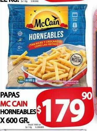 Supermercados Mariano Max Papas Mc Cain Horneables oferta