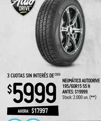 Changomas Neumáticos autodrive oferta