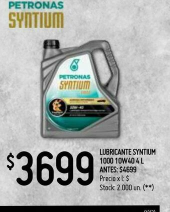 Changomas Lubricante sintético oferta