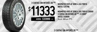 Changomas Neumáticos fate o oferta