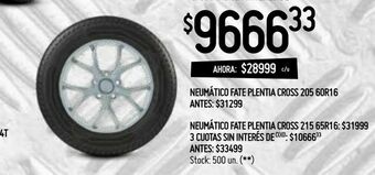 Changomas Neumáticos fate o oferta