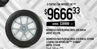 Walmart Neumático fate at serie 4 245 70r16 oferta