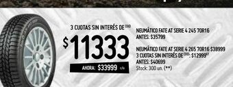 Walmart Neumático fate at serie 4 245 70r16 oferta