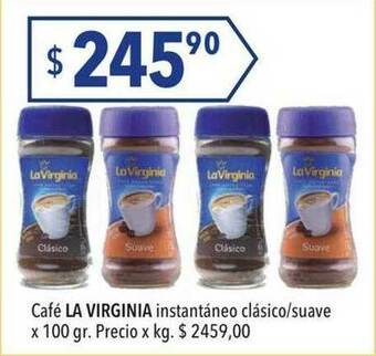 Café La Virginia Instantáneo Clásico Suave