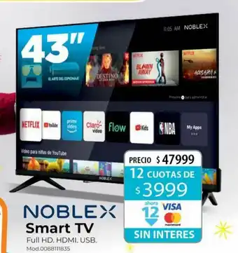 Sampietro Noblex Smart Tv oferta