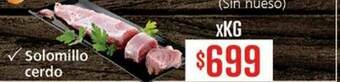 Supermercados Aiello Solomillo Cerdo oferta