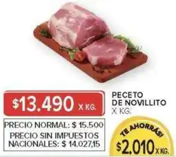 Carrefour Peceto de novillito oferta