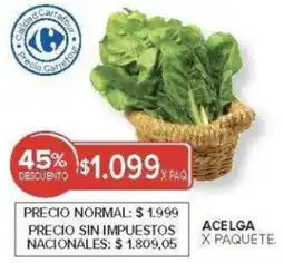 Carrefour Acelga oferta