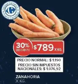 Carrefour Zanahoria oferta