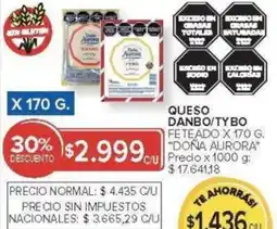 Carrefour Dona aurora queso danbo/ty bo feteado oferta