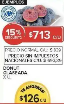 Carrefour Donut glaseada oferta