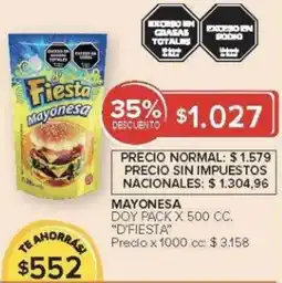 Carrefour El mercado mayonesa doy pack oferta