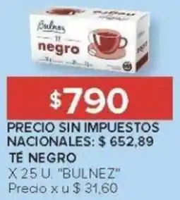 Carrefour Bulnez té negro oferta