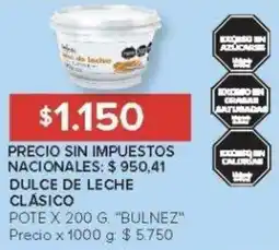 Carrefour Bulnez pote dulce de leche clasico oferta