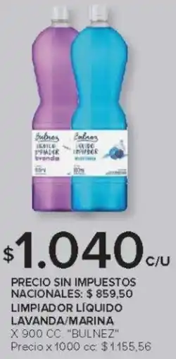 Carrefour Bulnez limpiador líquido lavanda/marina oferta