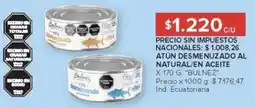 Carrefour Bulnez atún desmenuzado al natural/en aceite oferta