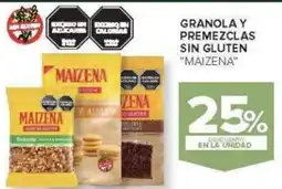 Carrefour Maizena granola y premezclas sin gluten oferta