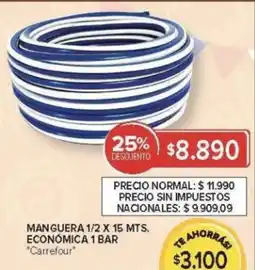 Carrefour Carrefour manguera económica oferta
