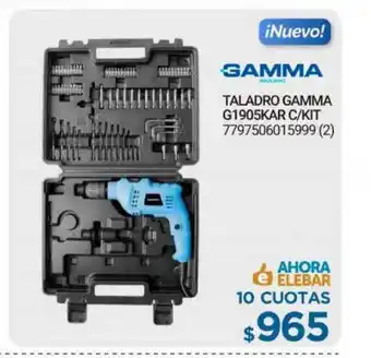 Punto Blu Taladro Gamma G1905kar C Kit oferta