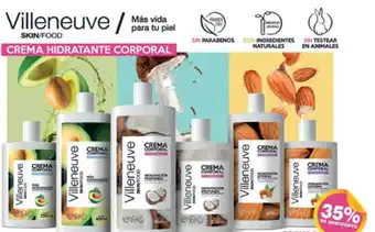 Anika Shop Villeneuve Skin Food Crema Hidrante Corporal oferta