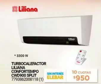 Punto Blu Liliana Turbocalefactor Confortempo Cwd900 Split oferta
