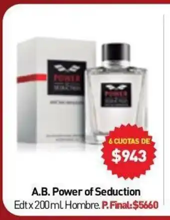 Anika Shop A.B. Power of Seduction Edt x 200 ml Hombre oferta