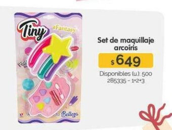 Cooperativa Obrera Set de maquillaje arcoiris oferta
