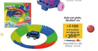 Cooperativa Obrera Auto con pista 26x26x7 cm oferta