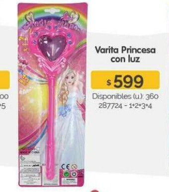 Cooperativa Obrera Varita Princesa con luz oferta