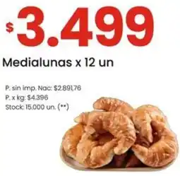 Changomas Medialunas oferta