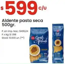 Changomas Aldente pasta seca oferta