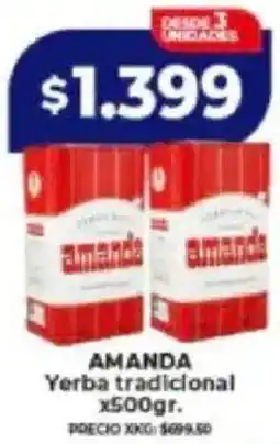 Supermayorista Vital Amanda yerba tradicional oferta