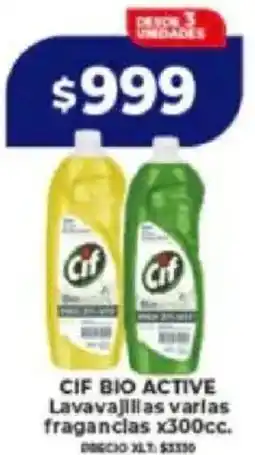 Supermayorista Vital Cif bio active lavavajillas varlas fragancias oferta