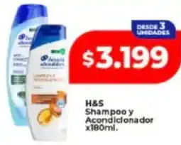Supermayorista Vital H&S shampoo y acondicionador oferta
