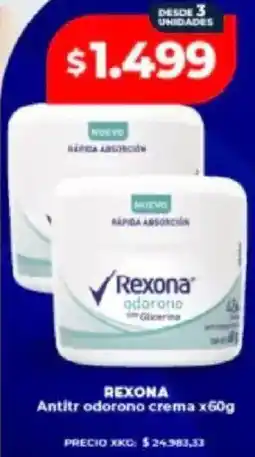 Supermayorista Vital Rexona antitr odorono crema oferta