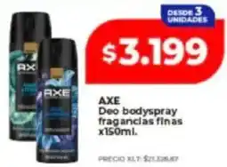 Supermayorista Vital Axe deo bodyspray fragancias finas oferta