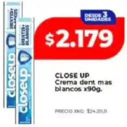 Supermayorista Vital Close up crema dent mas blancos oferta
