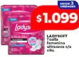 Supermayorista Vital Ladysoft toalla femenina ultraseca c/a oferta
