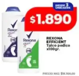Supermayorista Vital Rexona efficient talco pedico oferta