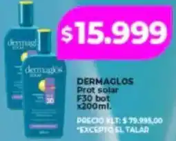 Supermayorista Vital Dermaglos prot solar f30 bot oferta