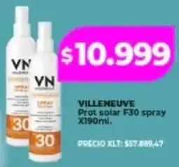 Supermayorista Vital Villeneuve prot solar f30 spray oferta